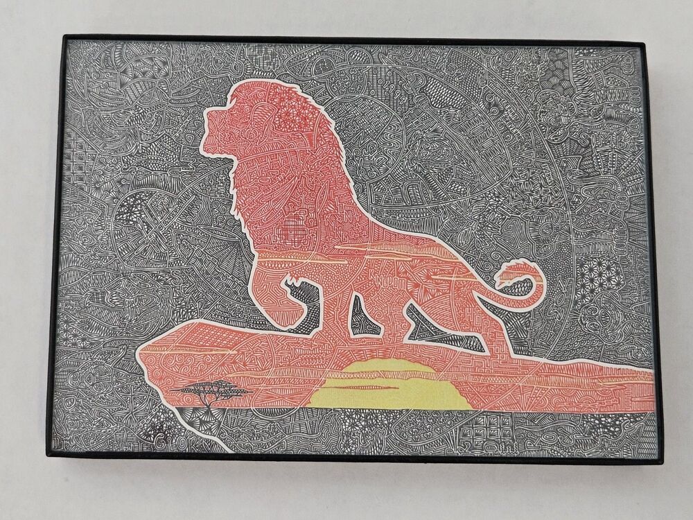 Disney WonderGround Pride Rock Gregg Visintainer 5x7 Framed Print The Lion King